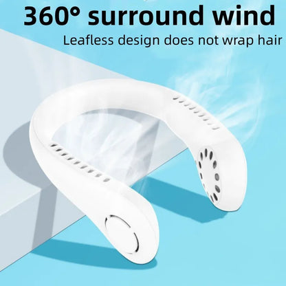 Rechargeable Neck Fan – Portable Hands-Free Cooling Fan