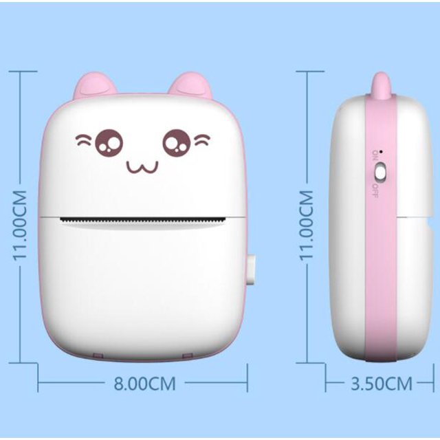 Mini Portable Thermal Printer – Inkless Bluetooth Pocket Printer