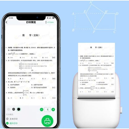 Mini Portable Thermal Printer – Inkless Wireless Printing Anywhere