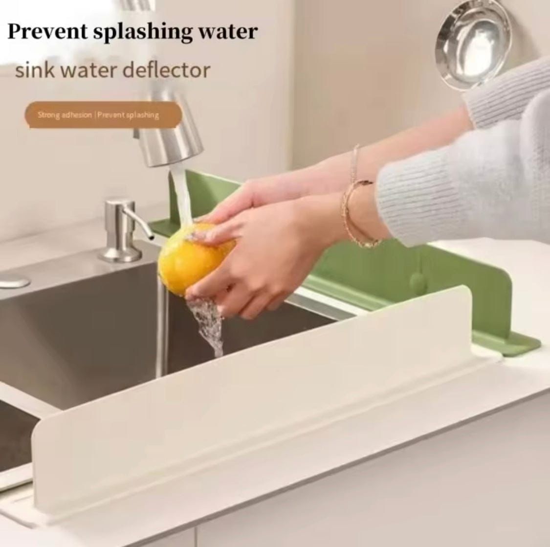 Silicone Sink Splash Guard – Kitchen Water Splash Protector