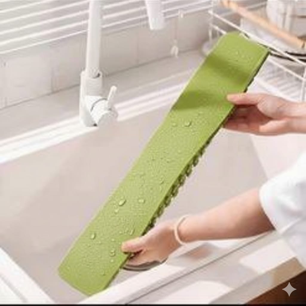 Silicone Sink Splash Guard – Kitchen Water Splash Protector