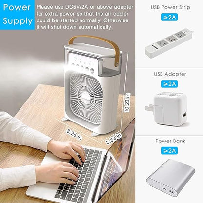 Mini Air Conditioner Fan – Portable Cooling & Rechargeable Air Cooler