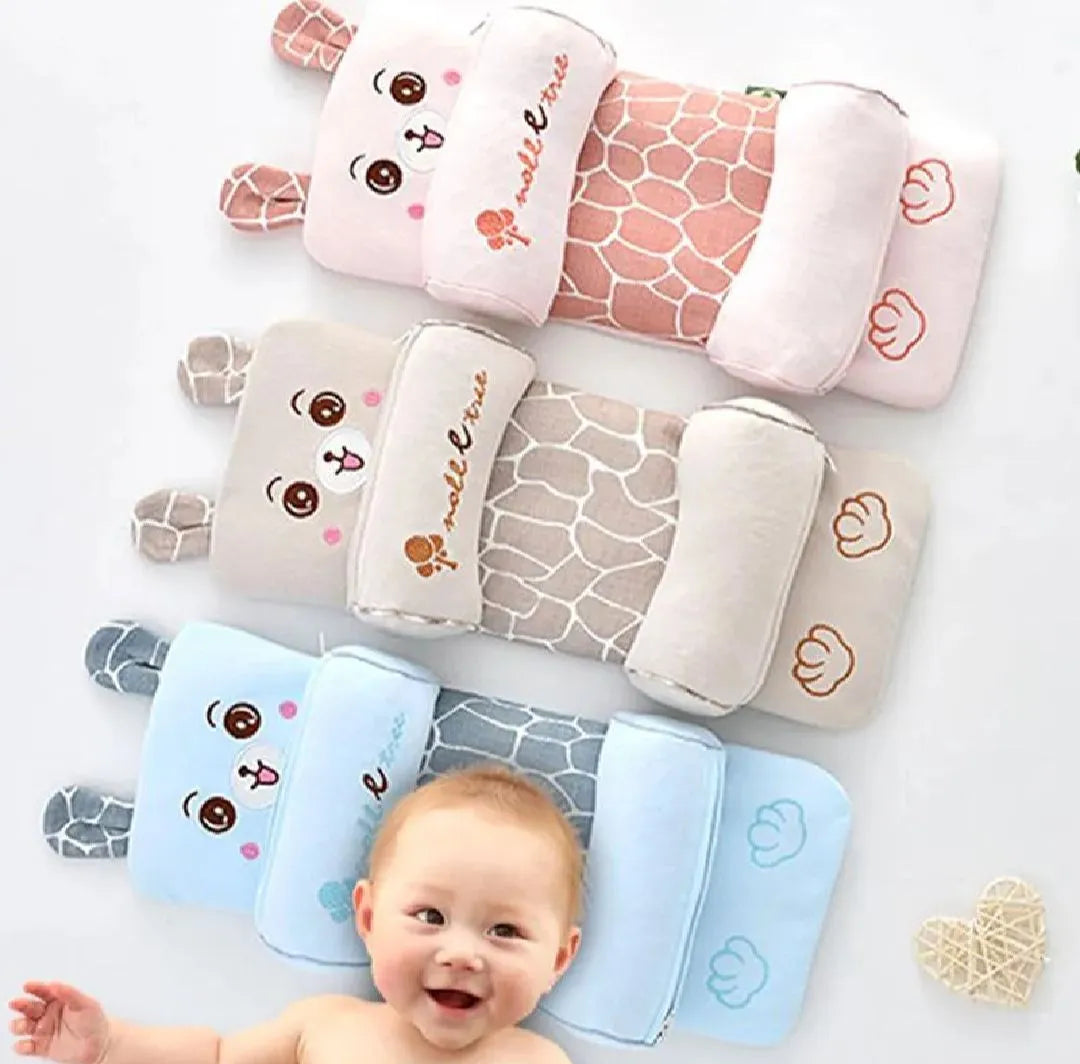 👉 Newborn Baby Head Shaping Pillow – Anti Flat Head Support Cushion