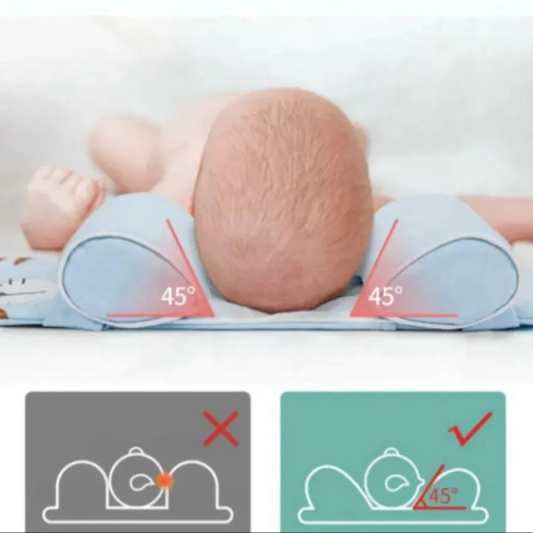 👉 Newborn Baby Head Shaping Pillow – Anti Flat Head Support Cushion