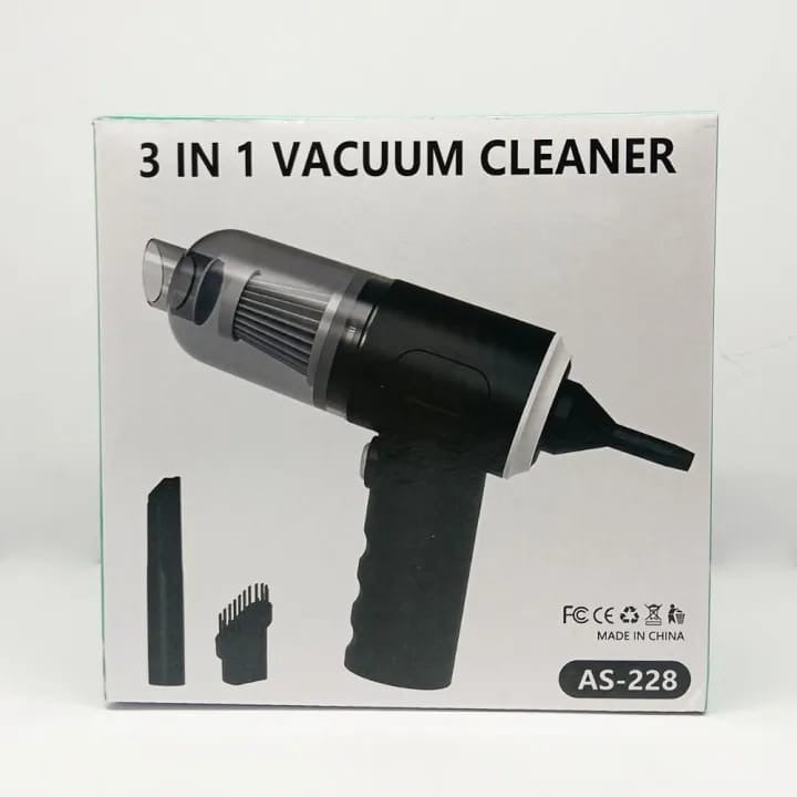 3-in-1 Portable Vacuum Cleaner – Handheld, Lightweight & Multi-Purpose